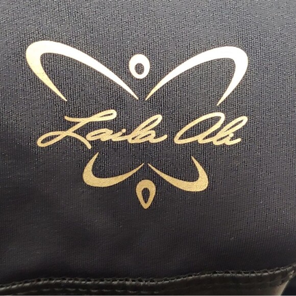 Laila Ali Faux Leather Side Panel Leggings NEW - Picture 8 of 13